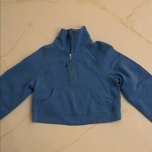 Lululemon Blue Turtle Neck Scuba